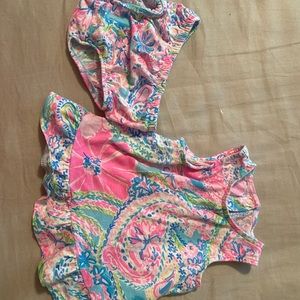 Baby lilly Pulitzer 3-6m dress with bloomer